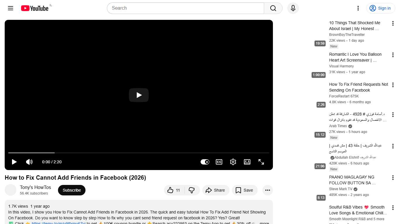 How to Fix Cannot Add Friends in Facebook (2026) - YouTube